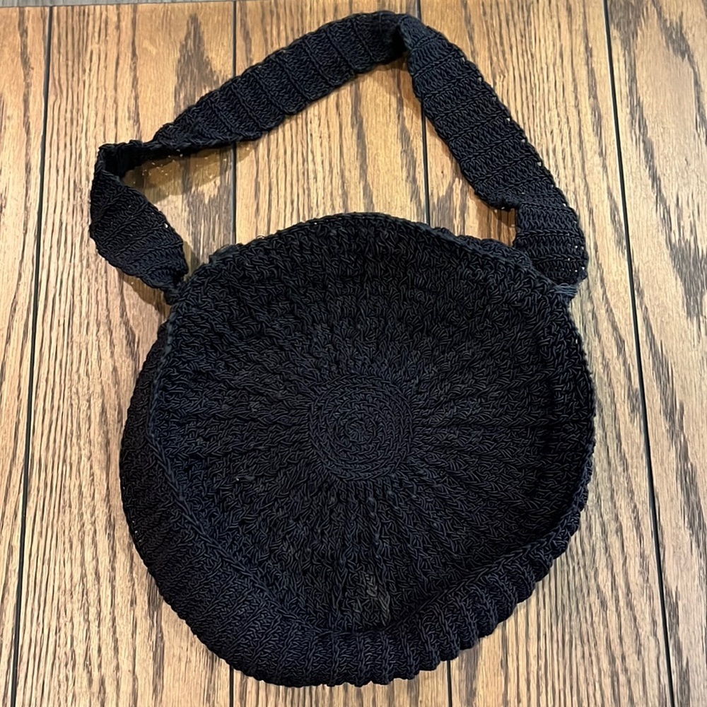 Vintage Beautiful 1900 Bag! Outside Zipper Broken!